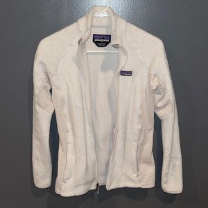 White Patagonia jacket, size small